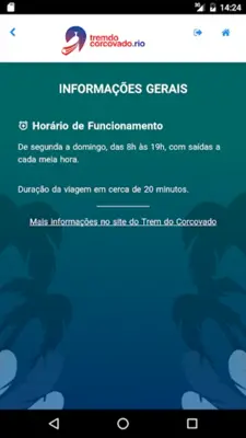 Trem do Corcovado - Oficial android App screenshot 2